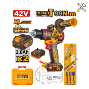 خرید دریل چکشی شارژی (براشلس) اینکو مدل CIDLI429982
