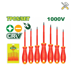 خرید مجموعه پیچ‌گوشتی عایق‌دار 7 عددی دایلو مدل DTSS7407