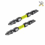 ست 2 عددی سر پیچ گوشتی دو سر PH2 چهارسو و تخت 65 میلی متر S2 دایلو مدل DTSV3K63