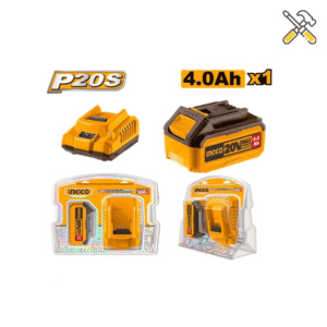 خرید باتری و شارژر 20 ولت 4 امپر اینکو مدل FBCPK1214