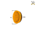 برس سردریلی پلاستیکی 4 اینچ اینکو مدل WCBM1041 - تصویر 2