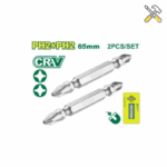 خرید ست 2 عددی سر پیچ گوشتی دو سر چهارسو 65 میلی متر دایلو مدل DTSV0K12