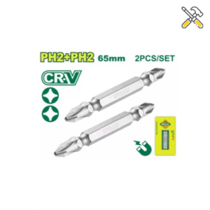خرید ست 2 عددی سر پیچ گوشتی دو سر چهارسو 65 میلی متر دایلو مدل DTSV0K12