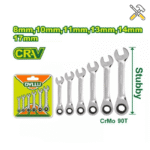 خرید ست آچار یکسر جغجغه کوتاه 6 عددی دایلو مدل DTSP6406