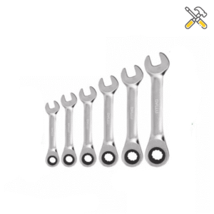 ست آچار یکسر جغجغه کوتاه 6 عددی دایلو مدل DTSP6406