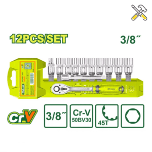 خرید ست بکس 3/8 اینچ 12 عددی دایلو مدل DTST3212