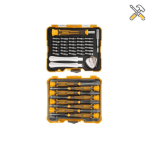 ست پیچ گوشتی و بیت ساعتیر 45 عددی برند اینکو مدل HKSDB0458