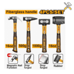 خرید ست چکش 4 تکه اینکو مدل HCH9004