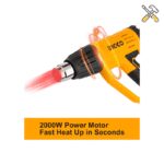 سشوار صنعتی 2000 وات اینکو مدل HG200047 - تصویر 4