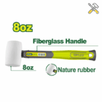 چکش پلاستیکی 220 گرمی دسته فایبر دایلو مدل DTHM7303
