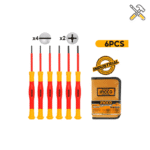 ست پیچ گوشتی 6 عددی ریز ساعتی اینکو مدل HKPSD0601