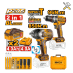 خرید کیت ترکیبی 2 عددی شارژی اینکو مدل COSLI250586